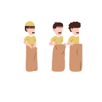 Indonesian Traditional Game vector