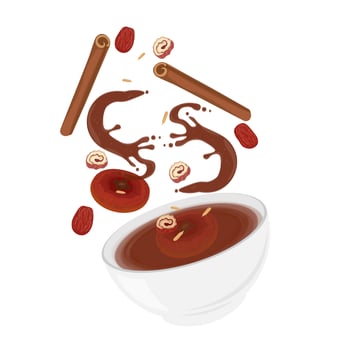Illustration logo Clip art Sujeonggwa levitation vector