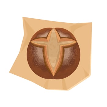 Illustration logo clip art Artisan Bread Sourdough Bread vector