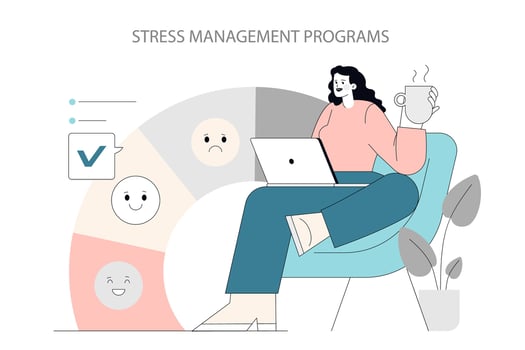 Mental Health Awareness. Flat Illustration vector