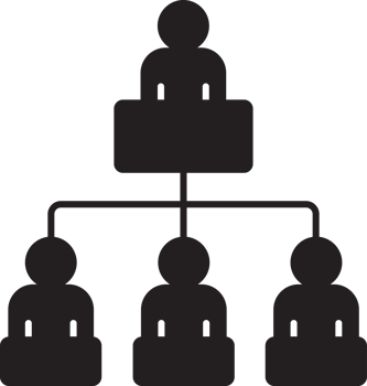 mind map man link glyph Icon. png