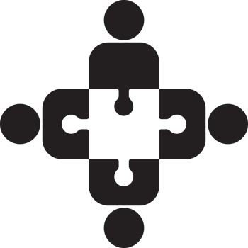mind map man jigsaw glyph Icon. png