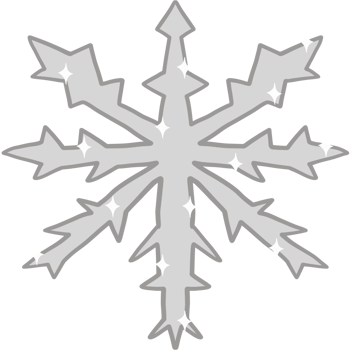 snowflake winter season. cartoon clipart png