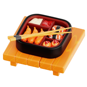 Japanese Food 3D Icon png
