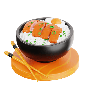 Japanese Food 3D Icon png