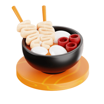 Japanese Food 3D Icon png