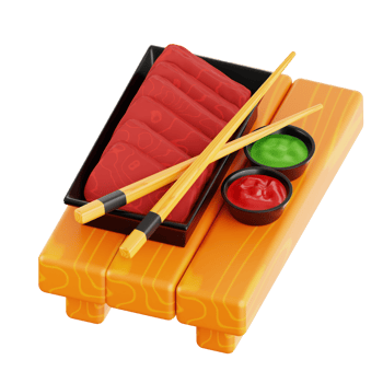 Japanese Food 3D Icon png
