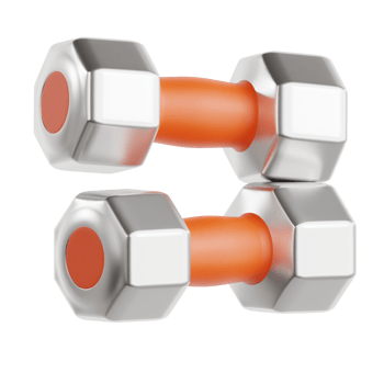 Gym and Fitness 3D Icon png