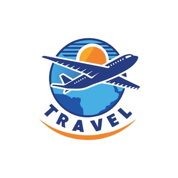 Travel logo art illustration vector