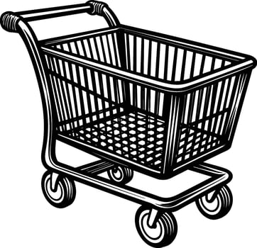 shopping cart icon illustration vector