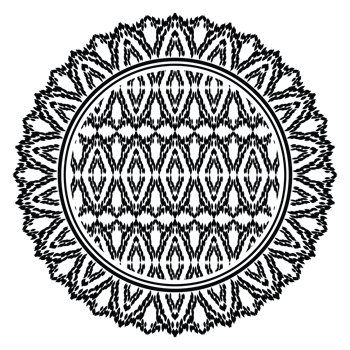 Ethnic mandala. Mandala floral ornamental circular pattern. Ethnic seamless round pattern. Vintage tribal ornament. Classic antique luxury element. Decorative for textile, fabric, rug, tattoo. png
