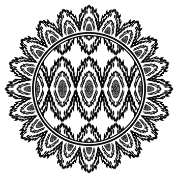 Ethnic mandala. Mandala floral ornamental circular pattern. Ethnic seamless round pattern. Vintage tribal ornament. Classic antique luxury element. Decorative for textile, fabric, rug, tattoo. png