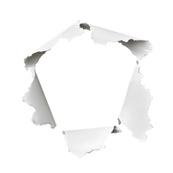 Hole in White Paper Background Free Version png