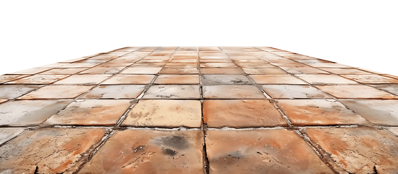 Clear Background Clay Tiles Floor Extraction png