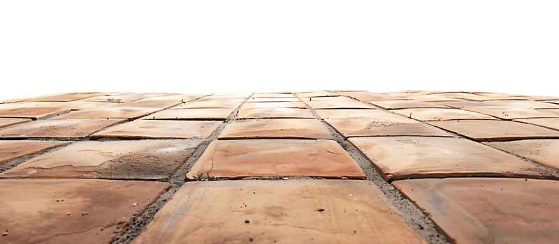 Transparent Clay Tiles Floor Isolation png