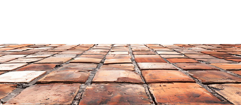 Clay Tiles Floor with Pure Transparency png