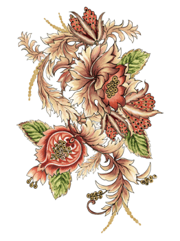 Abstract shapes pattern carpet baroque Paisley ornament demask jacobean rococo png