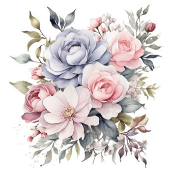Watercolor Floral Flower Design, Watercolor Flower Arrangements Floral, Watercolor Flower Design, Flower Sublimation Floral Clipart, Clipart, Wedding Decoration png