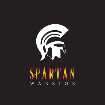 Spartan Warrior Emblem Showing Bold, Classic, and Timeless Logo Design vector