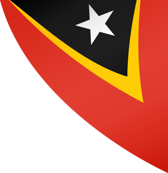 Timor Leste flag wave png
