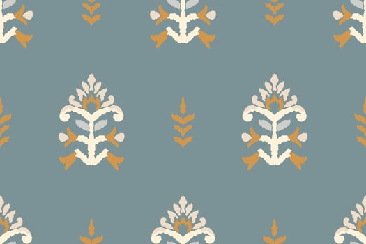Ikat tribal Indian seamless pattern. Ethnic Aztec fabric carpet mandala ornament native boho chevron textile.Geometric African American oriental traditional illustrations. Embroidery style. vector