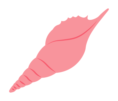 Red Spiral Seashell png