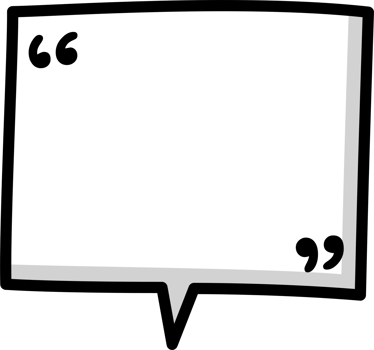 Black and white color speech bubble balloon with quotation marks, icon sticker memo keyword planner text box banner png