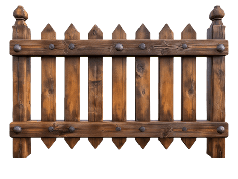 Old wooden fence png