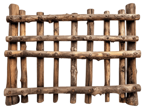 Old wooden fence png