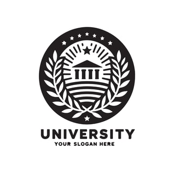 University logo illustration Template vector