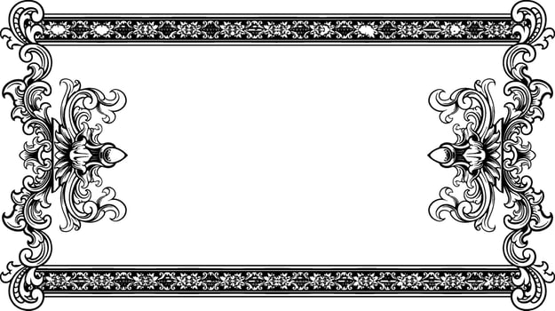 Ornament Border Decoration vector