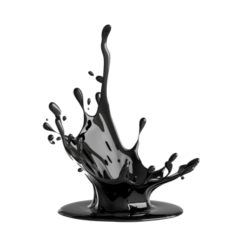 isolated black liquid splash transparent background png
