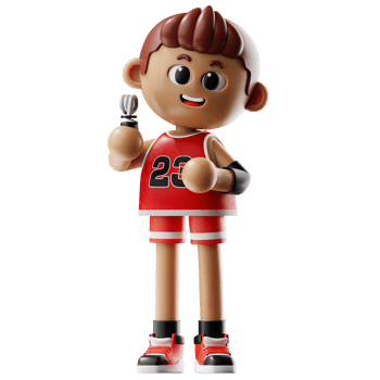 3d Basketball Player Fitness With Hand Gripper png