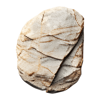 stone rock object isolated background nature texture. png