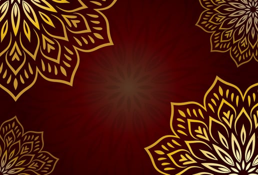 luxury ornamental mandala design background, Creative and decorative mandala pattern, Ornamental mandala template for decoration, wedding cards, invitation cards, cover, banner vector