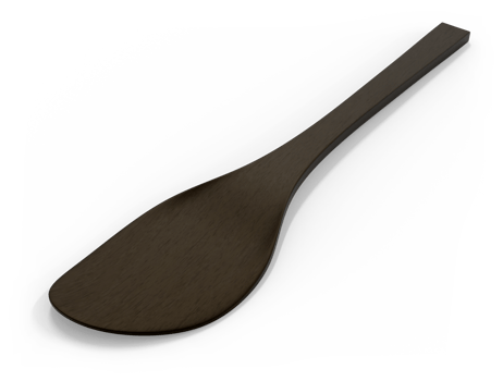 brown wooden spatula png