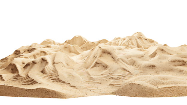 Desert Dunes Transparent Background Cutout png