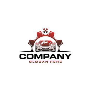 Auto Repair Car Vehicle design, suitable for your company vector