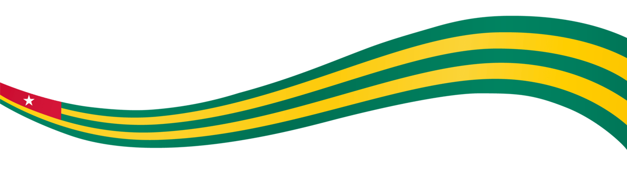 Togo flag wave png