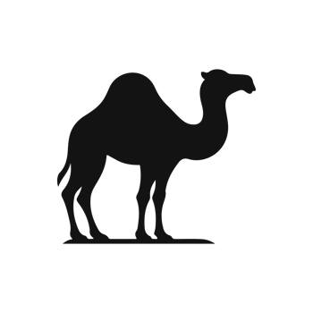 camel silhouette icon character png