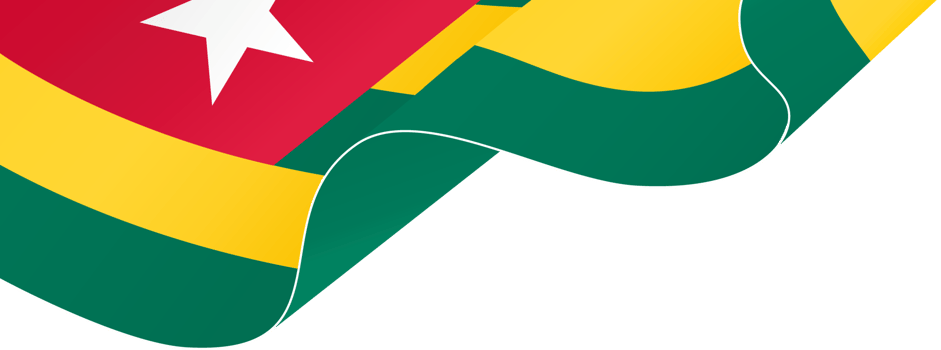 Togo flag wave png