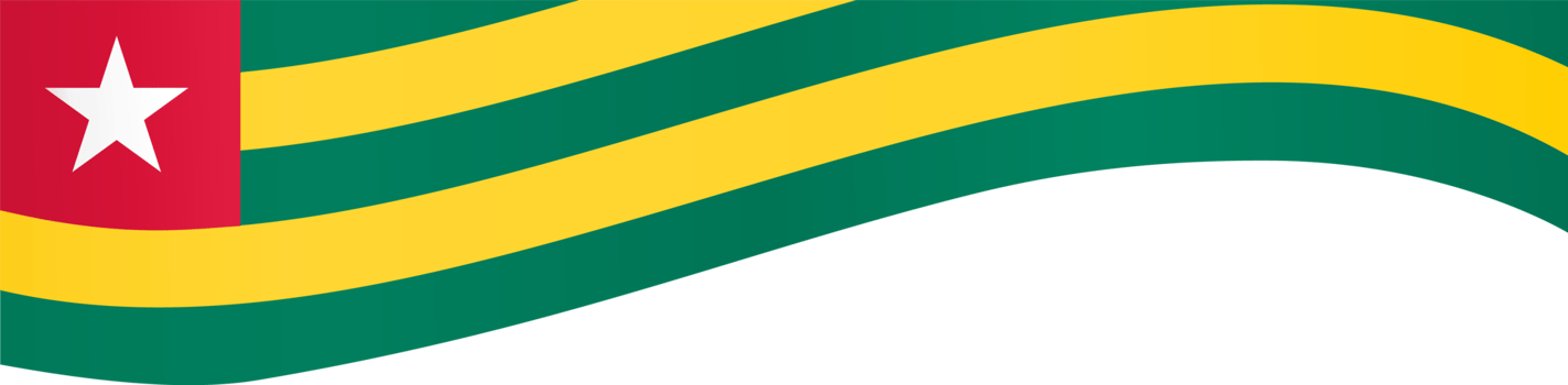 Togo flag wave png