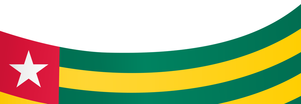 Togo flag wave png