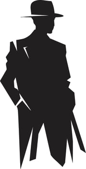 Noir Nectar Woman Face in Black Ethereal Elegance Black Woman Face Icon vector