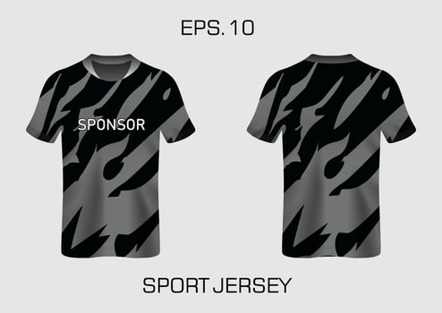 Sublimation t-shirt design jersey geometric pattern with striped style premium collection vector
