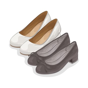 Illustration of women shoes vector