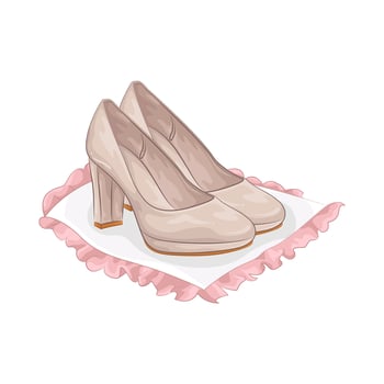 Illustration of women shoes vector