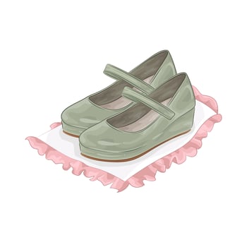 Illustration of women shoes vector