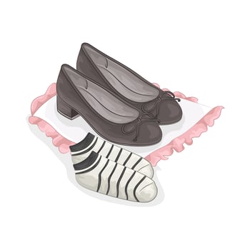 Illustration of women shoes vector