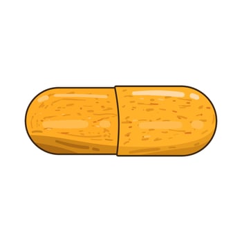 Illustration of capsule vector